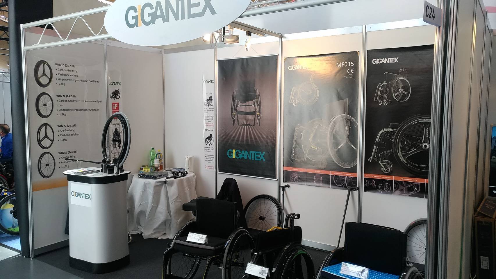 GIGANTEX booth at REHAB 2019 in Karlsruhe